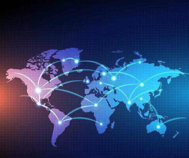 Logistics and delivery illustration